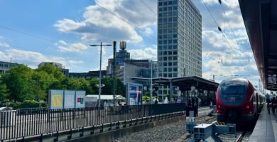 Imagen de estación urbana en Dortmund para encontrar trabajo rápido