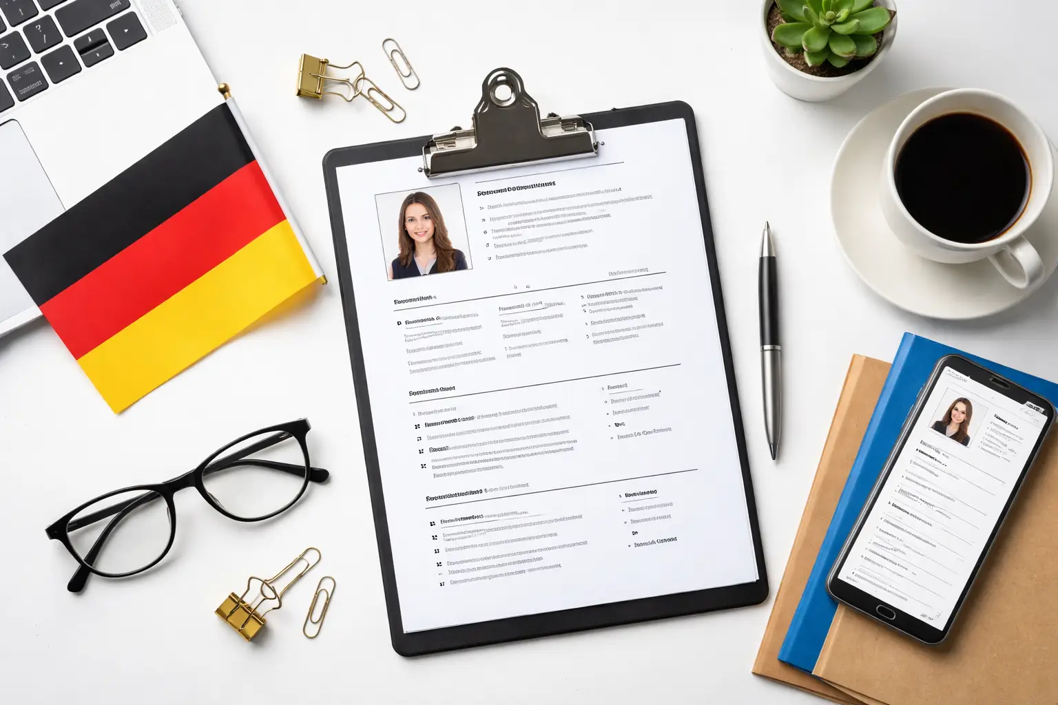 currículum en alemán ejemplo profesional
