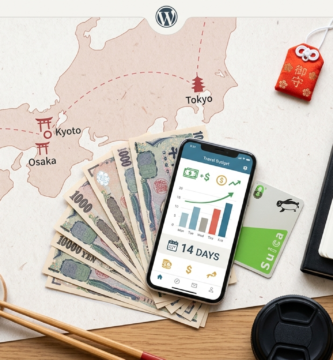 Vista del monte Fuji en Japón durante un viaje de dos semanas con presupuesto ajustado