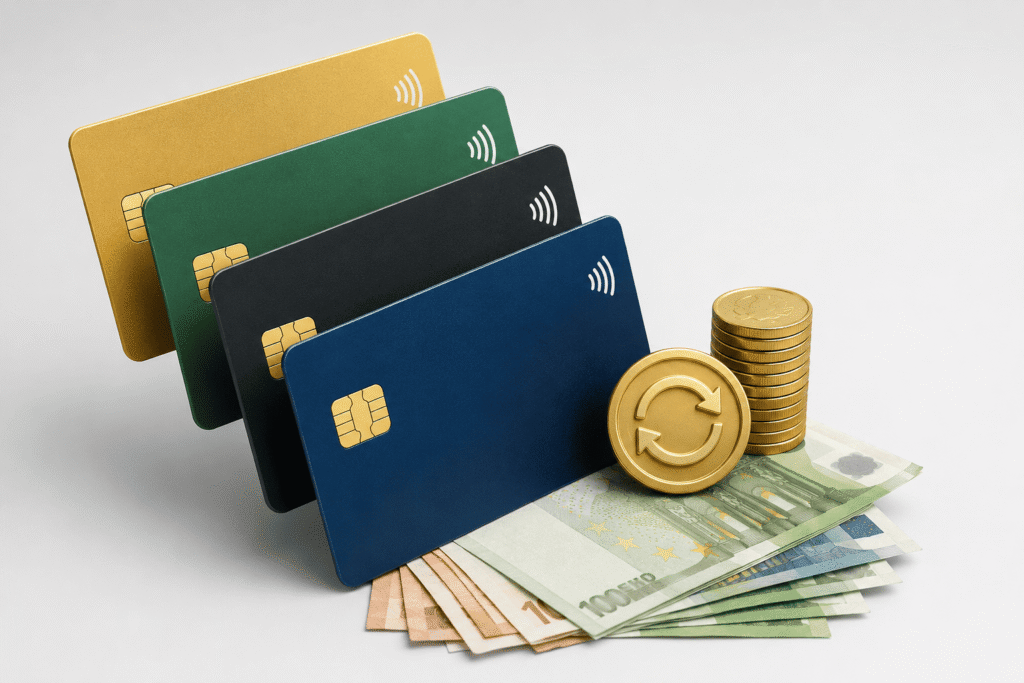Comparativa de tarjetas de crédito con más cashback en 2026